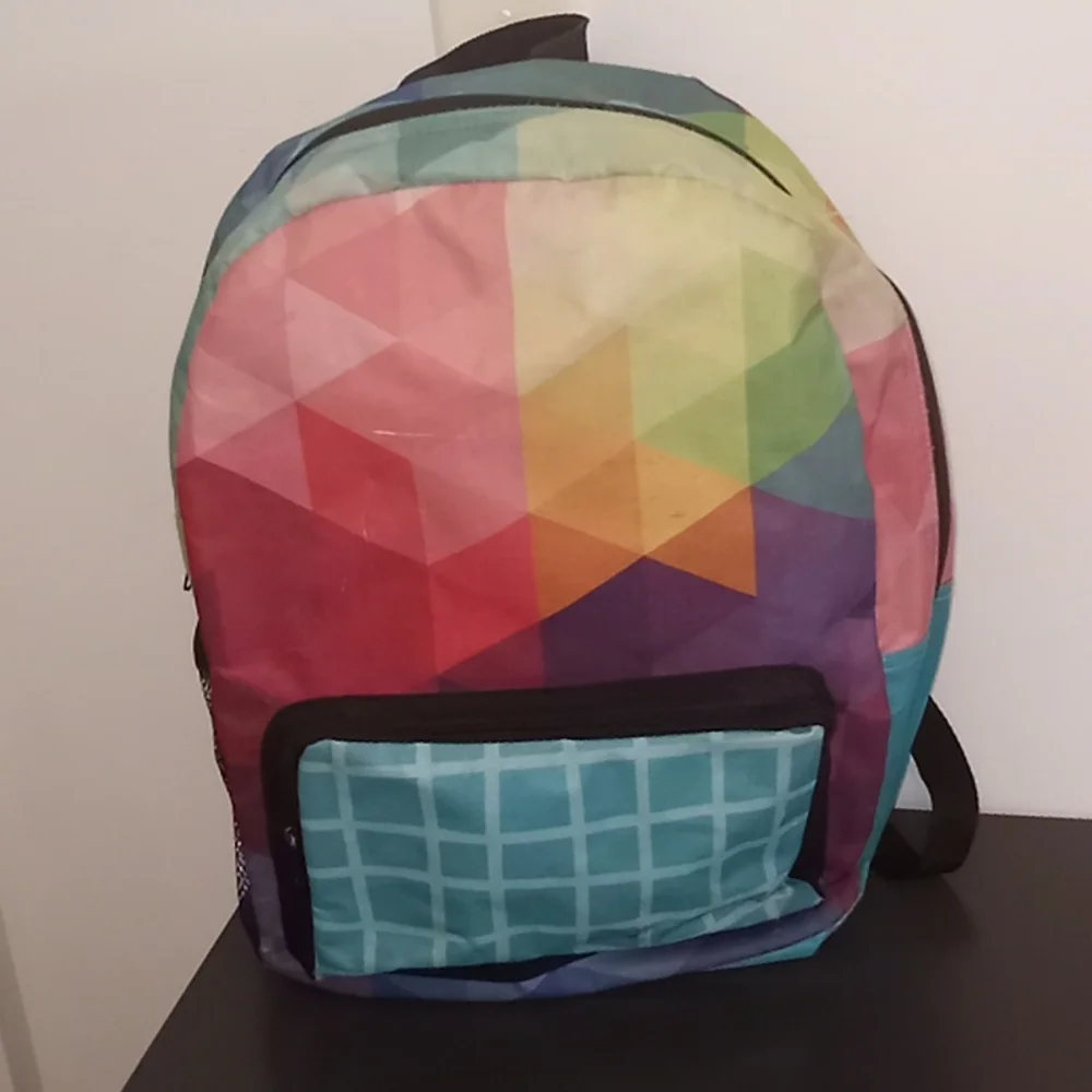 Kelidiscope Multi Color Backpack and Lunch Bag Combo